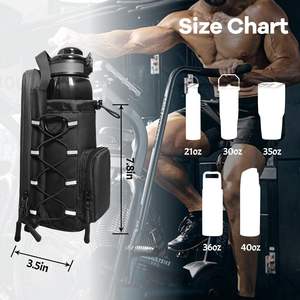 Bolsa de Gimnasio Magnética PREMIUM OEM/ODM con Compartimento para Botella de Agua y Teléfono, Clip para Llaves, Bolsillo para Cartera y Correa Ajustable - Product Image 4