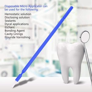 Mini brosse dentaire jetable à bouts longs Accessoire applicateur de gel de blanchiment des dents multi-usages - Product Image 4
