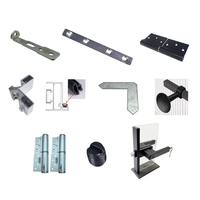 Framed Glass Partition Aluminum Frame Tempered Glass Partition Wall Removable Soundproof Divider for Office Home