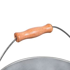 12 Lít Xô Mạ Kẽm Kim Loại Heavy Duty Nước Than Kim Loại Xô - Product Image 5