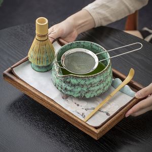 Traditional Song Dynasty <b>Tea</b> Ordering Tools Ceramic Matcha Bowl and Whisk Holder <b>Tea</b> Stirrer Matcha Brush Matcha Whisk <b>Set</b> - Product Image 3