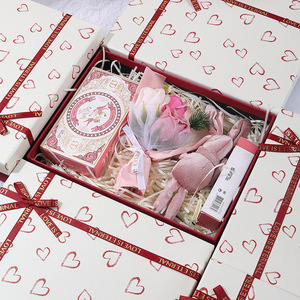 Boîte cadeau personnalisée grande et exquise, best-seller pour le <span class=keywords><strong>Nouvel</strong></span> <span class=keywords><strong>An</strong></span>, vente en gros d'usine, design d'emballage cosmétique vide - Product Image 3