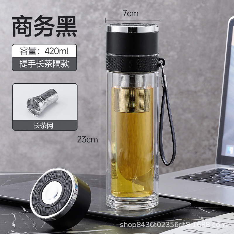 420ml black long mesh with carrying strap