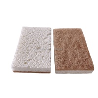 Éponges de nettoyage de cuisine en cellulose, cuivre et sisal, tampons à récurer non abrasifs pour la vaisselle
