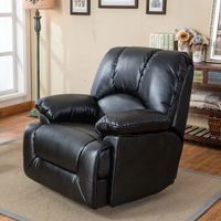 Wohnzimmer Retro Einzels itz Entspannung Komfortable Luft Leder Manual Home Recliner Chair