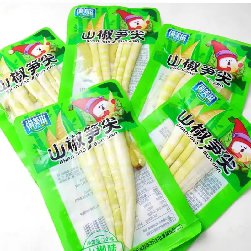 exotic snacks sour and spicy snacks vegetarian snack bamboo shoot pickle chinese food