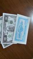 Nicro papier accessoires 100 US Dollar banque ancêtre argent Notes film accessoire argent Euro fête jeu fournitures haute qualité accessoire argent
