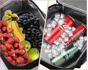 Insulated Small LunchBox for Men Adult Women Reusable Lunch Bag Insulated Cooler Bag - Product Image 5