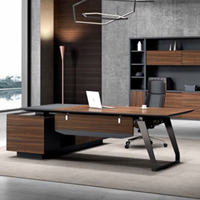 Bureau de cadre métallique moderne en acier Durable, mobilier de bureau haut de gamme