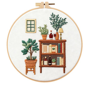 Kit <span class=keywords><strong>de</strong></span> Bordado Decorativo Barato <span class=keywords><strong>de</strong></span> Fabricación China, Kit <span class=keywords><strong>de</strong></span> <span class=keywords><strong>Punto</strong></span> <span class=keywords><strong>de</strong></span> <span class=keywords><strong>Cruz</strong></span> para Manualidades, Kit <span class=keywords><strong>de</strong></span> Bordado Floral para Regalo o Souvenir - Product Image 1