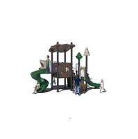 Tobogán Infantil Comercial para Exteriores, Plástico LLDPE de Grado Alimenticio de 6 mm, Barniz de Alta Temperatura, Equipo de Juegos Personalizado