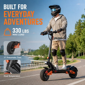 Monopattino Elettrico Pieghevole Unisex a Lunga Autonomia con Batteria al Litio 60V, Pneumatici da 10 Pollici, Alta Velocità, per Città e Università - Spedizione da Magazzino USA - Product Image 1