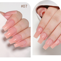 Colle à ongles personnalisée Pro Gel d'extension de construction antiadhésif Constructeur de gel dur Extensions d'ongles Constructeur d'ongles en gel dur