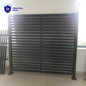 Eleganter Horizontaler Aluminium-Sichtschutz und Spalier für den Außenbereich mit 3D-Modellierungsqualität und Außentoren - Product Image 4