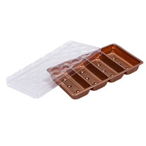 Emballage personnalisé en blister pour 12 macarons, inserts de plateau en <span class=keywords><strong>PET</strong></span>/PP recyclé de qualité alimentaire, transparents, avec tailles personnalisées - Product Image 1