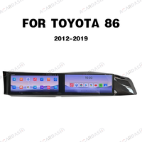 Unidad Principal de Doble Pantalla con Android 13 para Toyota GT86 Subaru BRZ FRS con Carplay, Android Auto, DSP, Bluetooth, Navegación, WIFI, GPS, LHD