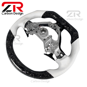 Volante de Fibra de Carbono Forjado Estilo Racing con Pantalla LED para Toyota 86 GR86 TRD Subaru BRZ <span class=keywords><strong>STI</strong></span> <span class=keywords><strong>TS</strong></span> Touge GT Type-RS - Product Image 4