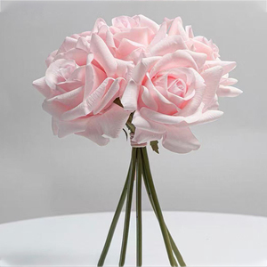 Roses artificielles en latex, effet toucher réel, à tige unique, roses Austin, très demandées pour la décoration de la maison, des hôtels, des mariages et de la Saint-Valentin - Product Image 2