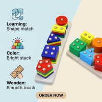 Pabrik Menjual Kustomisasi Paket Pengemasan Standar AMZ Mainan Edukasi Montessori untuk Anak-anak