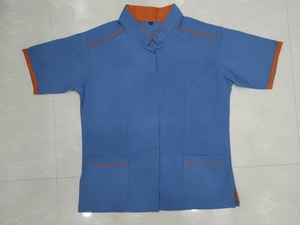 Vêtements de travail professionnels personnalisés en coton chemises uniformes design unique avec poche logo brodé à manches longues usage industriel - Product Image 2