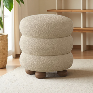 Solid Wood Multi-Functional Footrest Seat <strong>Small</strong> Square Ottoman <strong>Stool</strong> for Living Room Bedroom <strong>Dressing</strong> <strong>Table</strong> Shoe Changing - Product Image 1