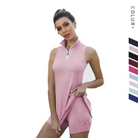 Jupe de tennis sportive unisexe anti-éblouissement, short de fitness extérieur deux pièces, short de yoga à séchage rapide, respirant, avec poche, 100 % polyester