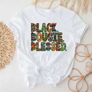 Noir Bougie béni histoire des Noirs disant DTF transfert <span class=keywords><strong>de</strong></span> chaleur impression fer sur autocollants Sublimation pour vêtement chemise sweat - Product Image 6