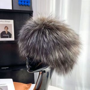 Diadema <span class=keywords><strong>de</strong></span> Piel <span class=keywords><strong>de</strong></span> Alta Calidad para Invierno, Cálida y Elástica, <span class=keywords><strong>de</strong></span> Piel <span class=keywords><strong>de</strong></span> Zorro Auténtica, Calentador <span class=keywords><strong>de</strong></span> Cuello para <span class=keywords><strong>Mujer</strong></span> - Product Image 6