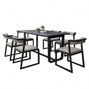 6 Chairs Living Room Solid Wood <strong>square</strong> Elegant Wooden <strong>Dinning</strong> <strong>Table</strong> - Product Image 6