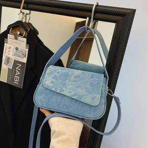 Sacs pour femmes de haute qualité en gros, sacs carrés minimalistes, nouveaux sacs à main en denim pour femmes - Product Image 1