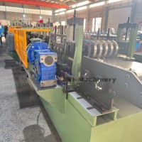 Línea de Perfilado de Acero para Perfiles en C Totalmente Automática, Máquina de Conformado en Frío de Alta Calidad y Alta Velocidad con PLC y Cizalla Hidráulica
