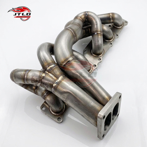 Высокопроизводительный турбоколлектор N54 Single Turbo с верхним расположением турбин (Twinscroll) для BMW E90 <span class=keywords><strong>E92</strong></span> <span class=keywords><strong>335i</strong></span> |   Выхлопная труба с фланцем T4 для турбонаддува - Product Image 2