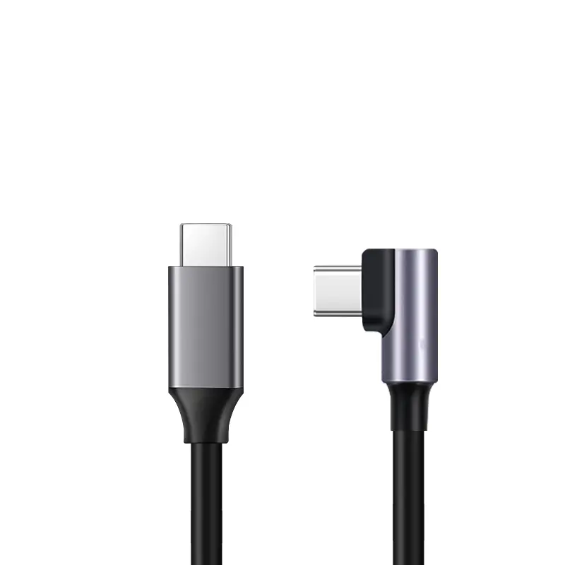 Right Angle 90 Degree USB c2c Type C Cable PD Fast Charging for Google Pixel,, Samsung Galaxy Note, MacBook Ai, iPad