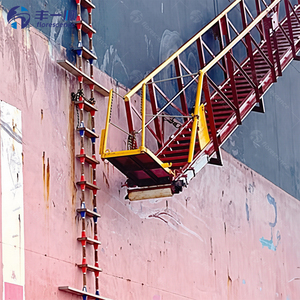 Escalera de Piloto de Madera Marina de Alta Calidad, Aprobada por CCS, de 9 Metros, con Peldaños de Goma para Embarque y Operaciones de Rescate - Product Image 4
