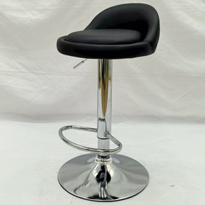 Banqueta Giratória de PU com Altura Ajustável para Uso Comercial, Design Moderno e Durável, Cadeira de Salão Alta - Product Image 4