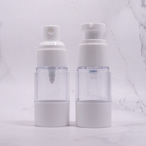 Vente en gros de flacons pompe sans air en plastique transparent pour cosmétiques, soins de la peau, lotion, crème, sérum, 1,7 oz (50 ml) - Product Image 2