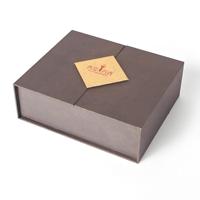 Boîte cadeau magnétique haut de gamme de luxe avec logo personnalisé, doublure en éponge, insert en velours, pour bijoux, mariage, anniversaire, matériaux recyclés, portable