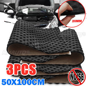 3/6 pièces 50*100cm 20mm Mat isolant phonique et thermique pour capot moteur de voiture en mousse acoustique - Product Image 1