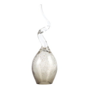 Moderna Scultura in Vetro a Goccia con Effetto Spirale per Decorazione Casa, Ufficio e Bagno - Product Image 1