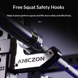 מתקן חצי סקוואט מקצועי לאימוני כוח ומשקולות - Product Image 5