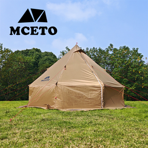 MCETO leggero stile mongolo tenda stufa invernale per campeggio all'aperto <span class=keywords><strong>Bushcrafter</strong></span> piramide tenda calda - Product Image 6