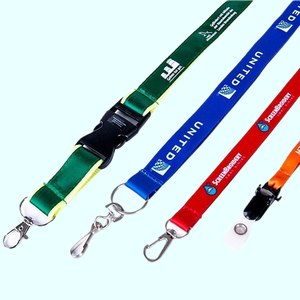 Cordón Personalizado de Poliéster con Logotipo y Texto, Cordón para <span class=keywords><strong>el</strong></span> Cuello con Gancho Metálico y Hebilla de Seguridad para Eventos Corporativos - Product Image 4