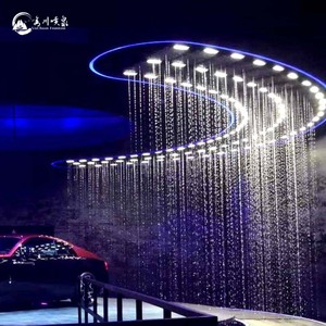 Fontaine à rideau <span class=keywords><strong>d</strong></span>'<span class=keywords><strong>eau</strong></span> numérique LED, spectacle <span class=keywords><strong>d</strong></span>'<span class=keywords><strong>eau</strong></span> musicale programmable pour événements commerciaux - Product Image 1
