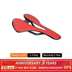 Selle de vélo Toseek, selles de vélo de montagne et de route, selles de vélo en cuir MTB, selle de vélo Inbike - Product Image 2