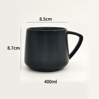 Offre Spéciale – Tasse Noire Mate 11oz Personnalisable en Porcelaine Fine, Mug en Céramique avec Logo de Marque Imprimé pour Cadeau Promotionnel