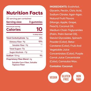 Gomitas de Fibra Dietética Prebiótica al Por Mayor, Mejoran el Metabolismo, Promueven el Equilibrio del Microbioma - Product Image 3