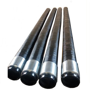 Tuyau en caoutchouc <span class=keywords><strong>flexible</strong></span> pour pompe à béton DN125 DN150 noir enveloppé / Tuyau à ciment / Tuyau en caoutchouc pour gunite - Product Image 1