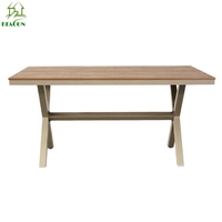 Ensemble table et chaises de salle à manger de jardin de meubles de restaurant de restauration rapide d'extérieur de luxe