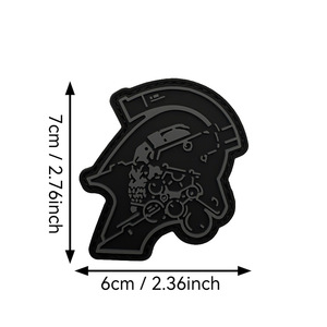 โลโก้เดธสแตรนดิ้งบริดจ์ส์ แผ่นแปะยางพีวีซีแบบเวลโคร สำหรับติดกระเป๋าเป้ เสื้อแจ็คเก็ต เสื้อกั๊ก กระเป๋า และตกแต่งเสื้อผ้าแนวสตรีทแฟชั่น - Product Image 6