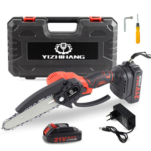 L Precio barato Batería <span class=keywords><strong>de</strong></span> litio Sierra <span class=keywords><strong>de</strong></span> cadena inalámbrica Tijeras <span class=keywords><strong>de</strong></span> podar <span class=keywords><strong>de</strong></span> energía eléctrica Mini motosierra inalámbrica - Product Image 4